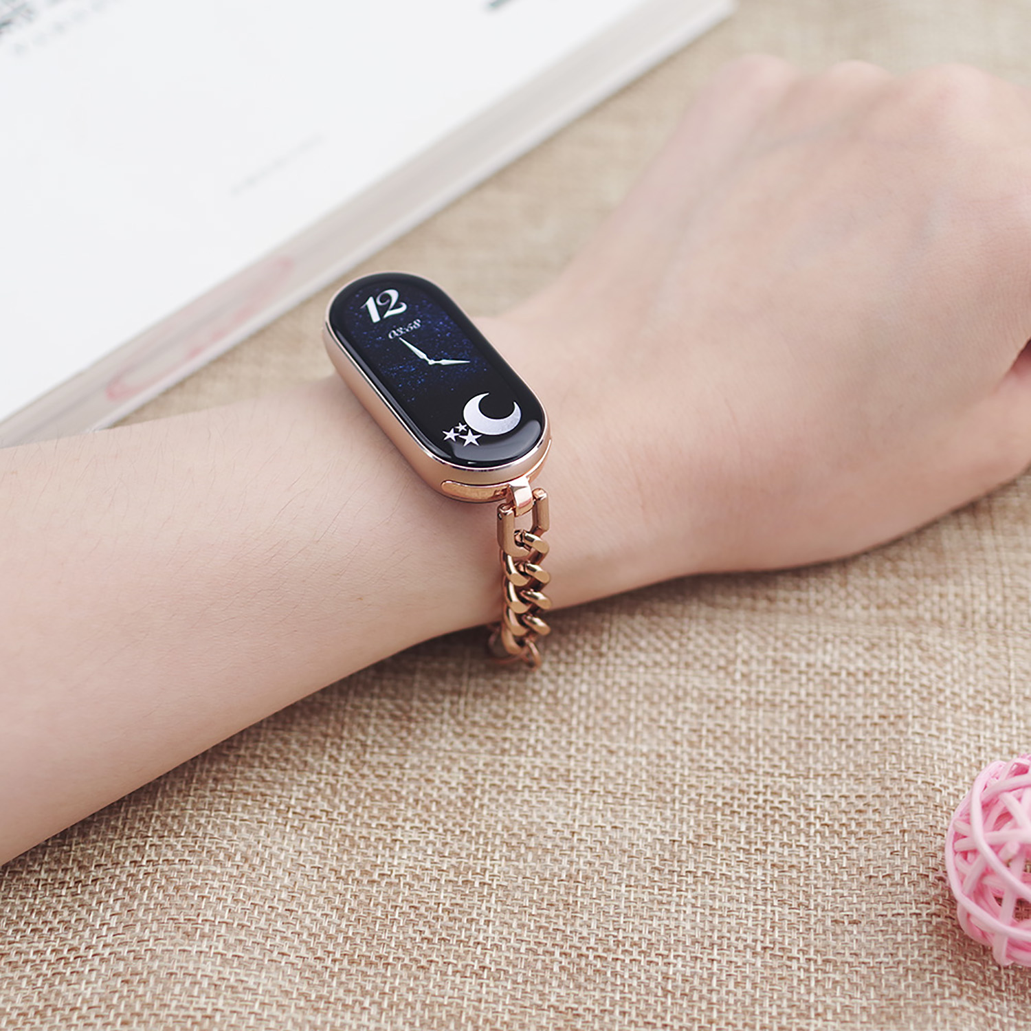 Health Wellness Bracelet - Correa de Cadena para Mi Band