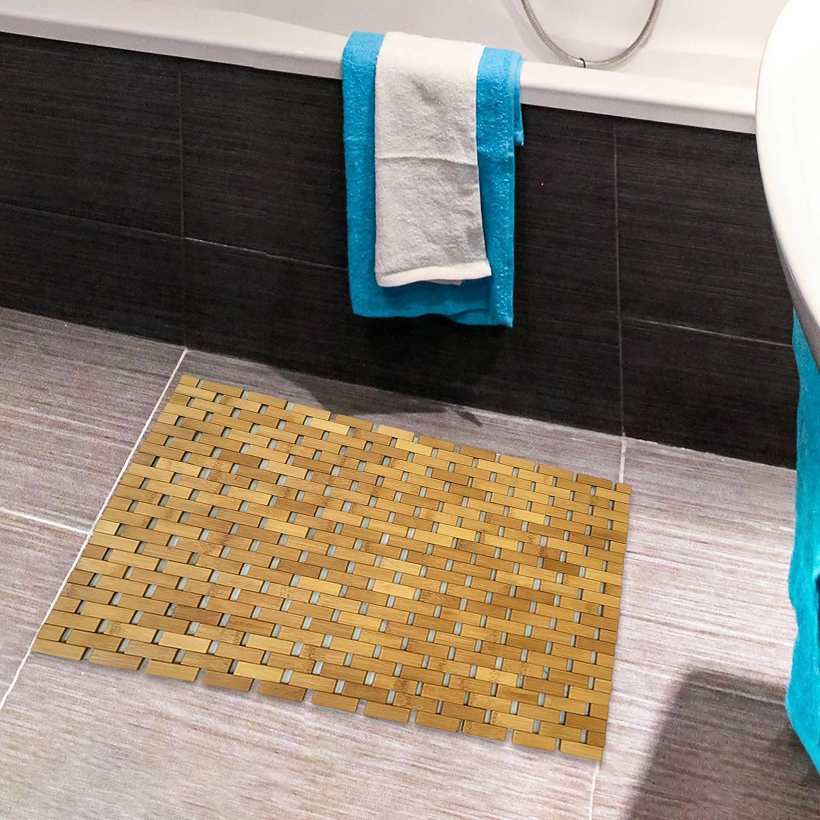 Alfombra de Baño Antideslizant - Bamboo Bath Mat reseña y precio