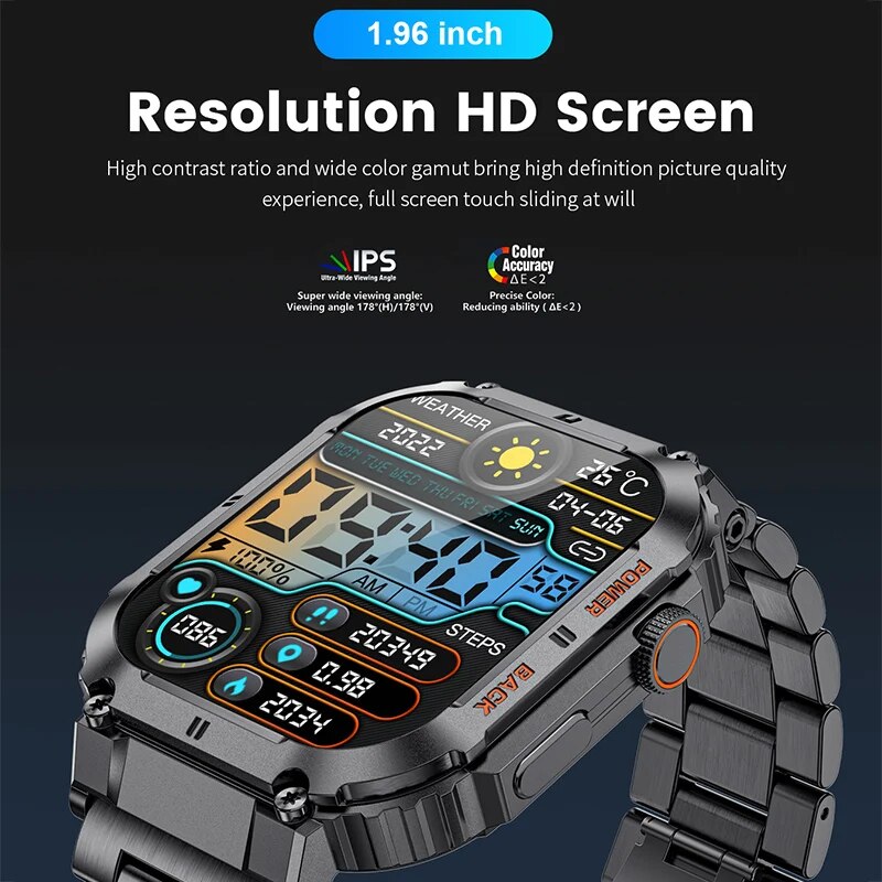 LIGE-Reloj inteligente deporti - Health Wellness Bracelet reseña y precio