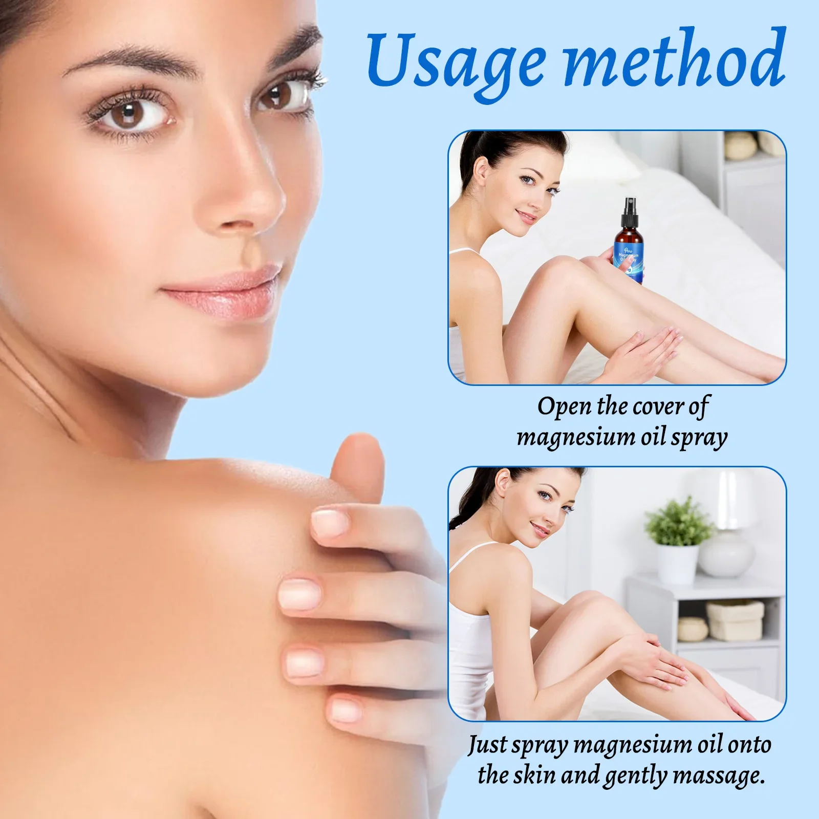 Spray de Aceite Corporal de Ma - Bath Salts Magnesium reseña y precio