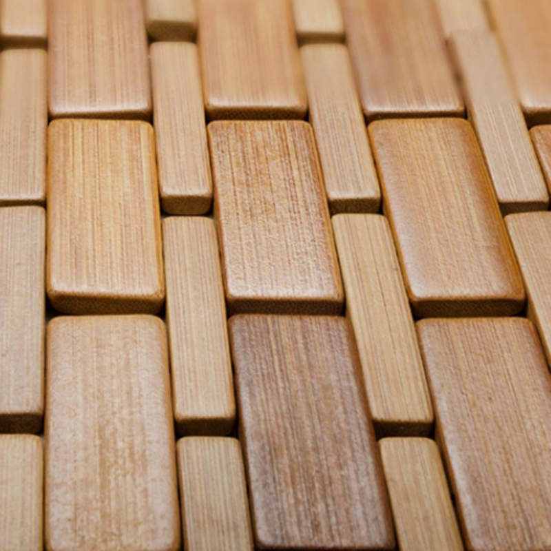 Alfombra de baño de madera de  - Bamboo Bath Mat reseña y precio