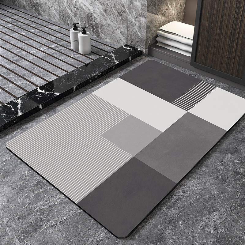 Alfombrilla de Baño Geométrica - Bamboo Bath Mat reseña y precio